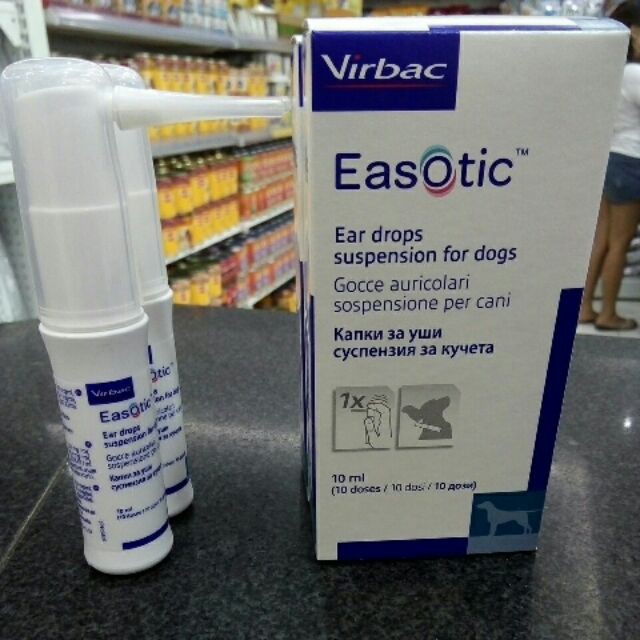 Virbac easotic ear drops for outlet dogs