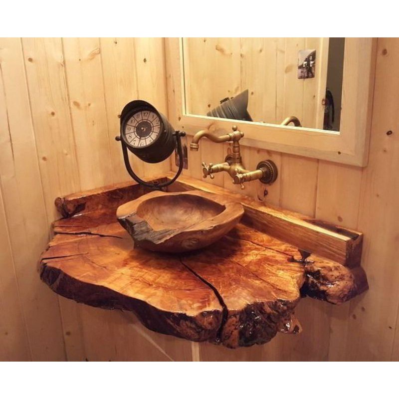Teak Wood Sink teak root | Shopee Philippines