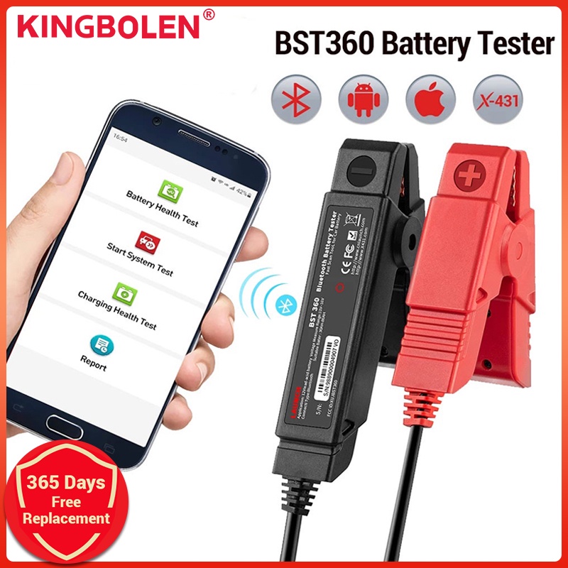 [Spot goods]LAUNCH X431 BST360 Smart Battery Tester Clip Diagnostic 6V ...