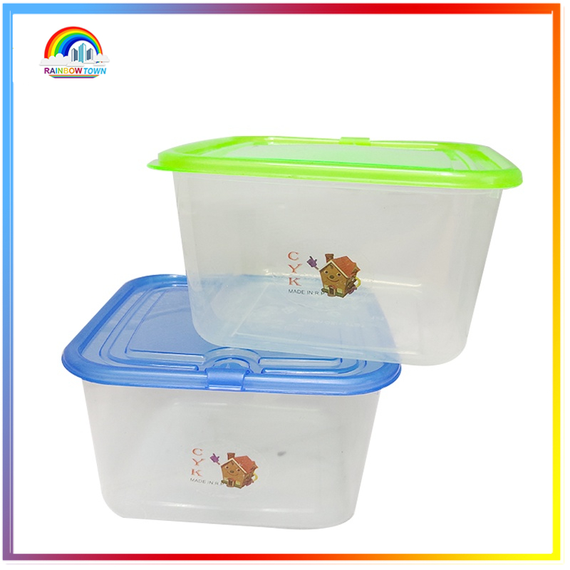 CYK2039 Reusable Square Plastic Lunchbox Meal Prep Containers Food
