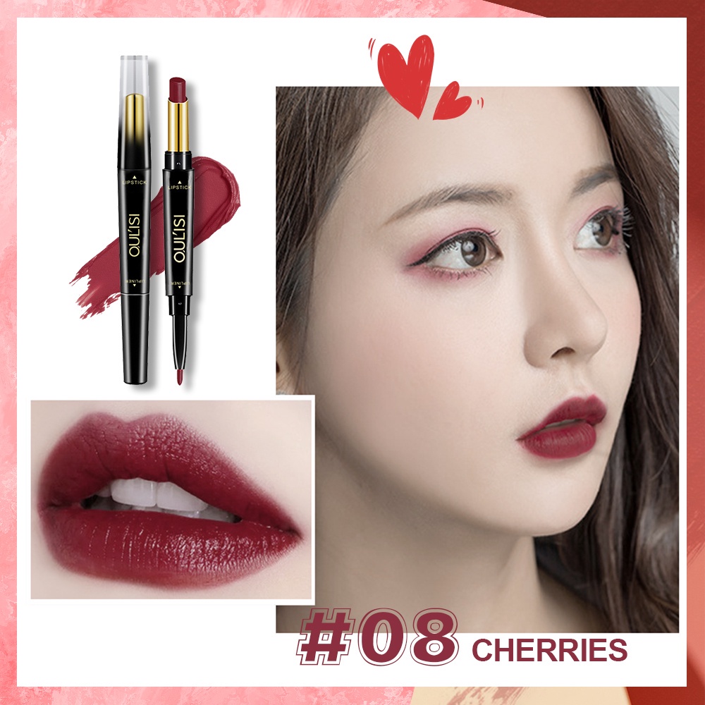 OULISI Lip Liner Pencil Matte Highly Pigmented Lipstick Lipliner
