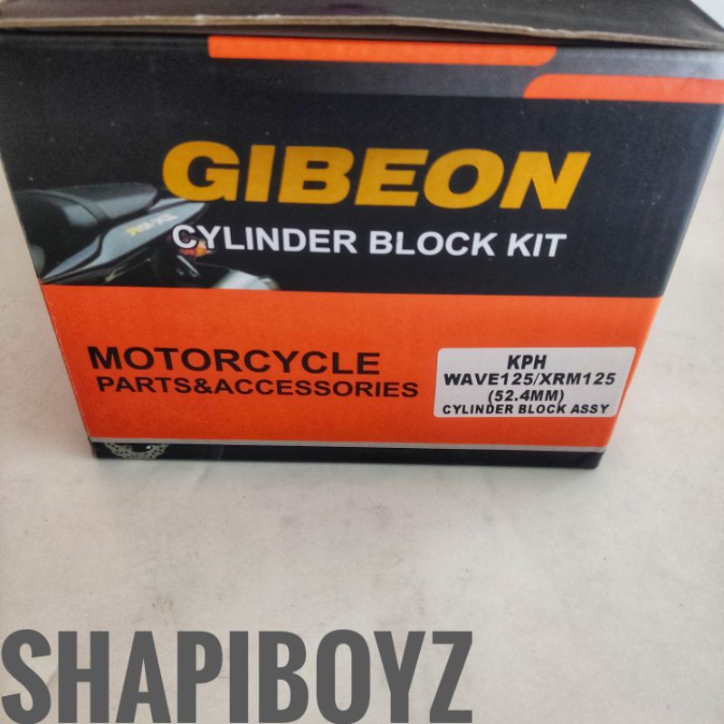 GIBEON CYLINDER BORE KIT FOR WAVE125/XRM125 (52.4MM) Shopee Philippines