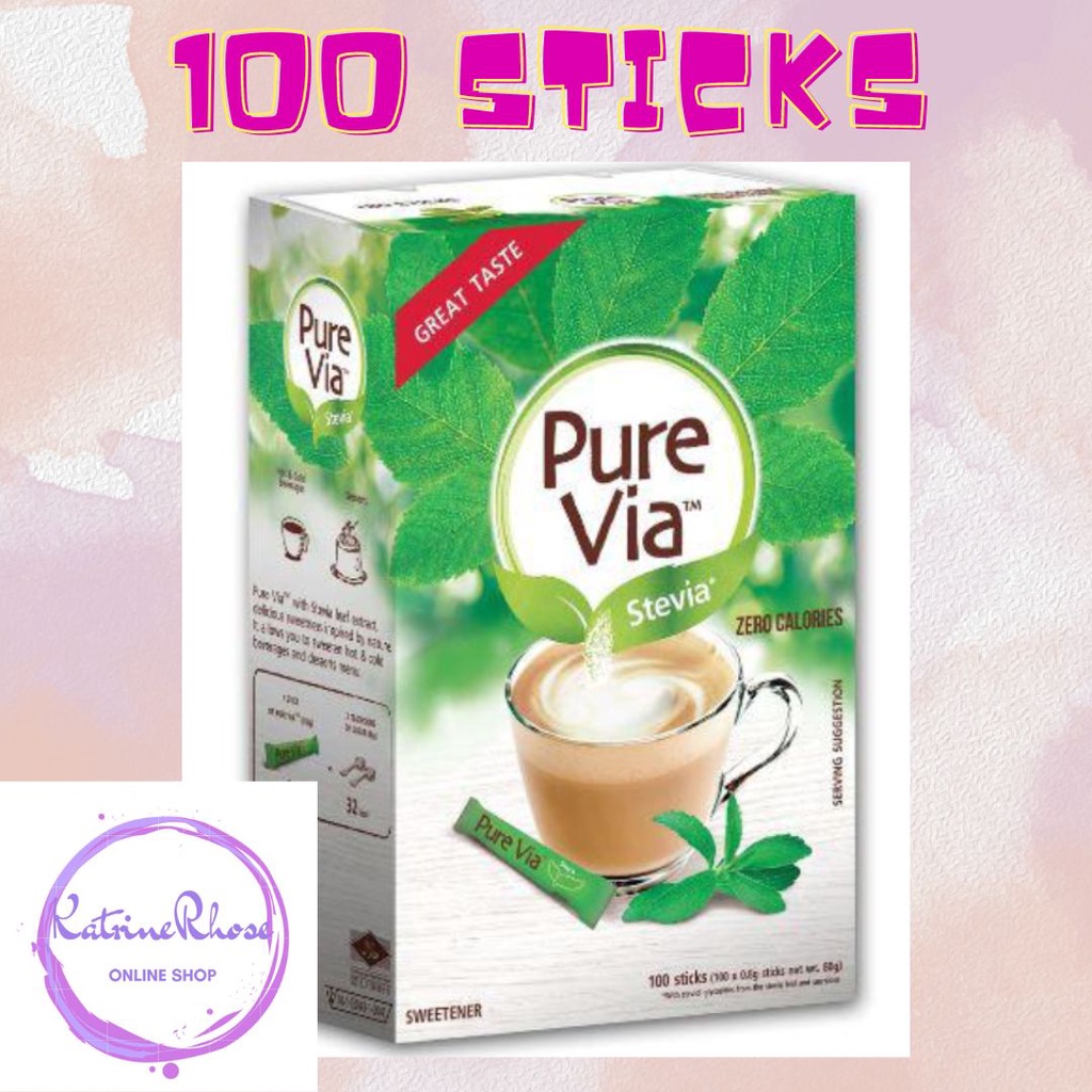 Pure Via Stevia Leaf Zero Calories Sweetener 250g