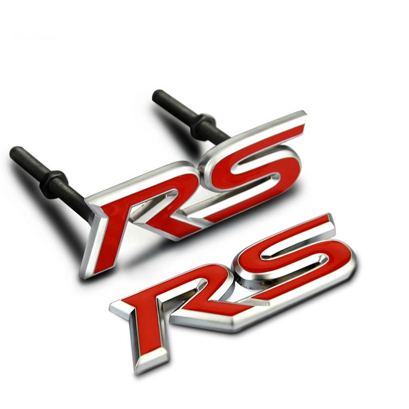 [Metal Rs Logo] Car Modified RS Car Sticker Modified RS Car Logo RS ...