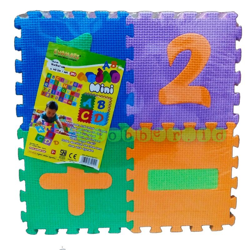 Seagrass Mat Mattress Alphabet PUZZLE Letters Numbers MINI Reading