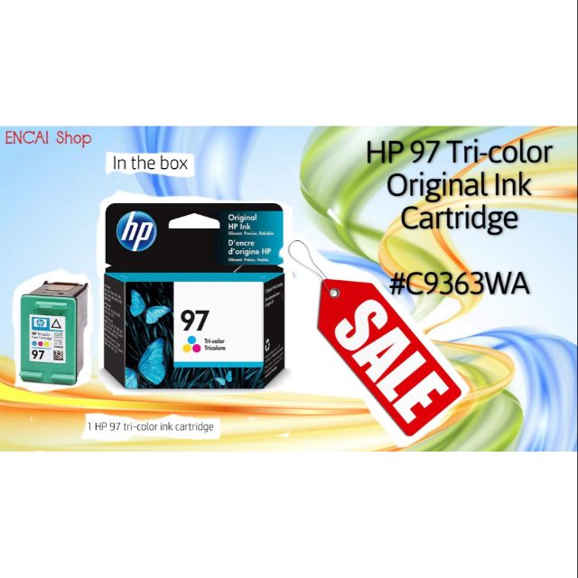 HP 97 Tri-color Original Ink Cartridge | Shopee Philippines