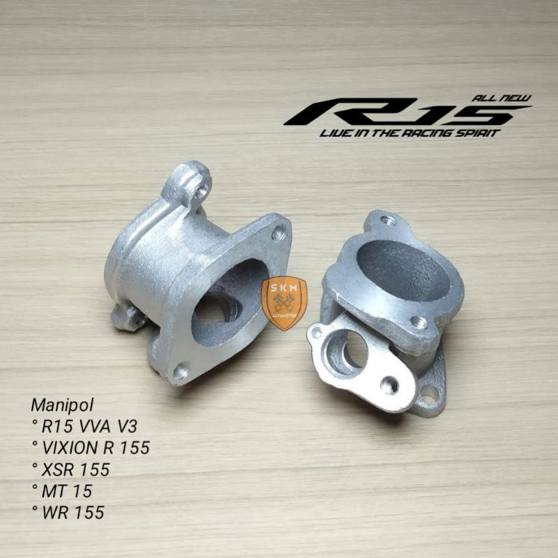 Intake Manifold Manipol New R15 Vixion R155 XSR155 MT15 WR155 | Shopee ...