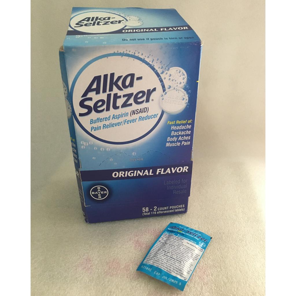 Alka-Seltzer Original Effervescent Tablets Fast Relief Of Heartburn, 2 ...