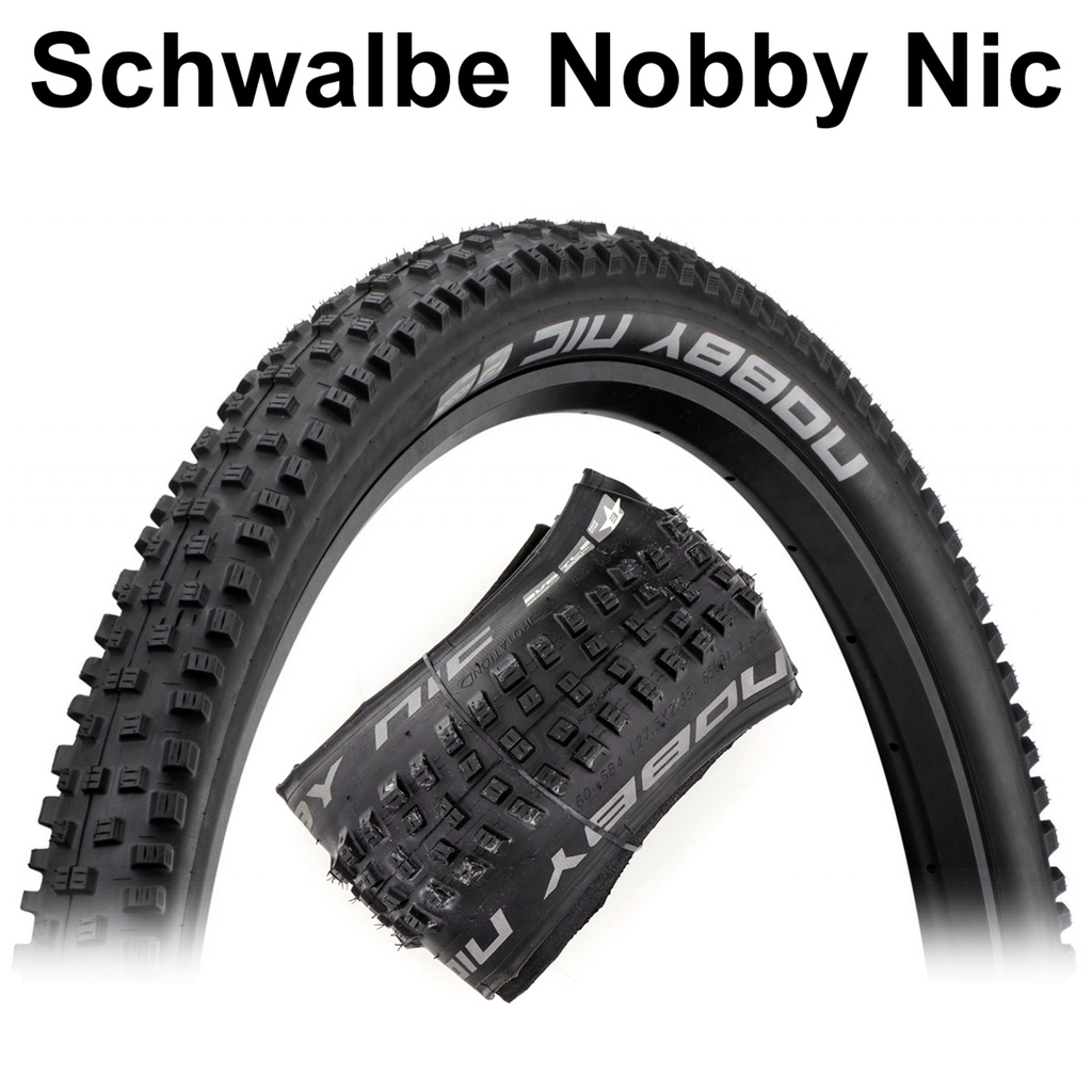 Schwalbe Nobby Nic MTB Tire 27.5 x 2.35 Evo TLE Snakeskin Folding Tubeless Tyre Shopee Philippines