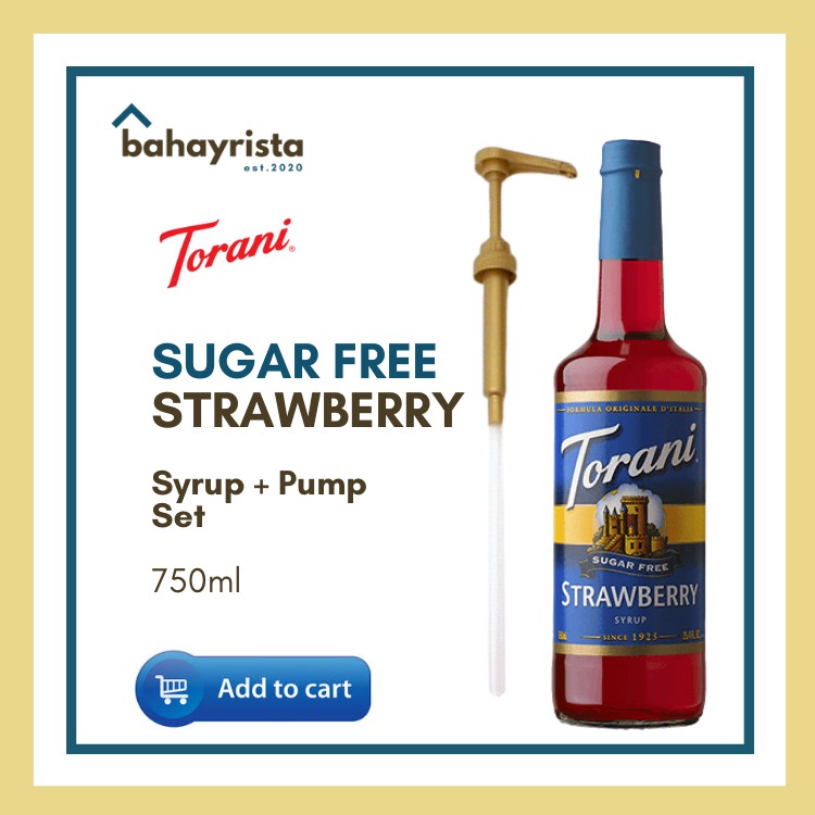 Torani Sugar Free Syrups 750ml | Shopee Philippines