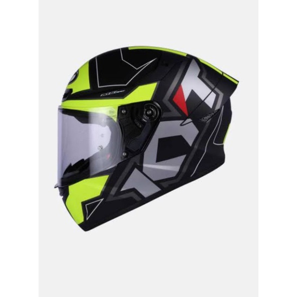 Casco Integral KYT TT Course - Negro Mate/Amarillo (Talla S)