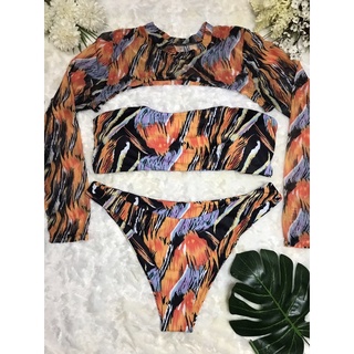 Zaful long hot sale sleeve swimsuit