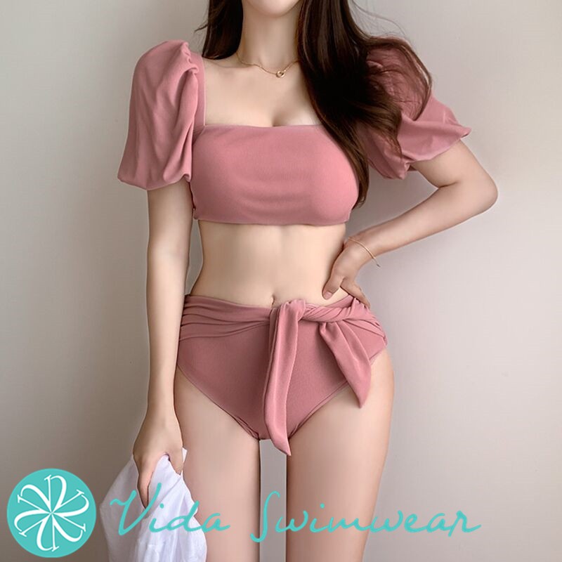 Two piece swimsuit shopee sale