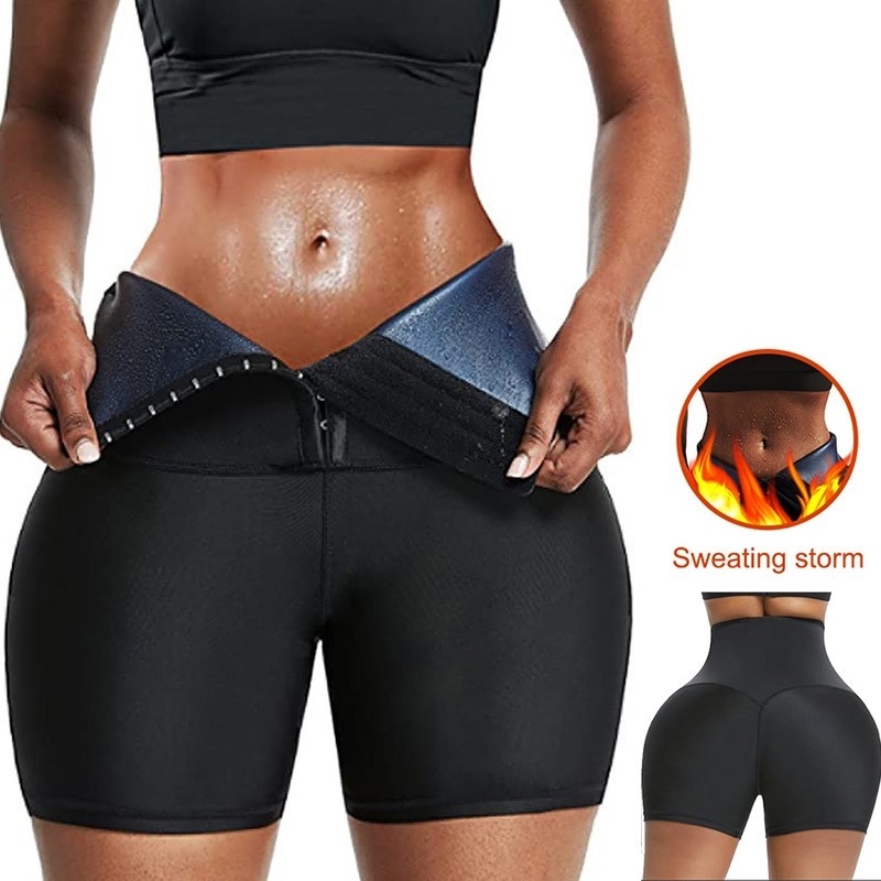 Sweat Sauna Shorts Slimming Waist Training Body Shaper Slim Leggings