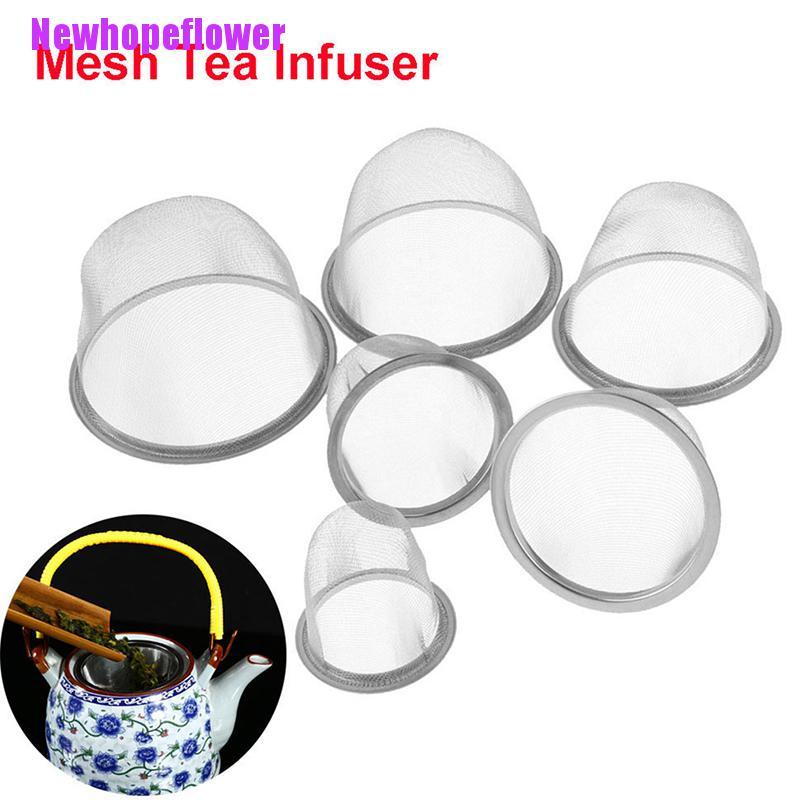 CKFR Reusable Stainless Steel Mesh Tea Infuser Strainer Teapot Tea Leaf ...