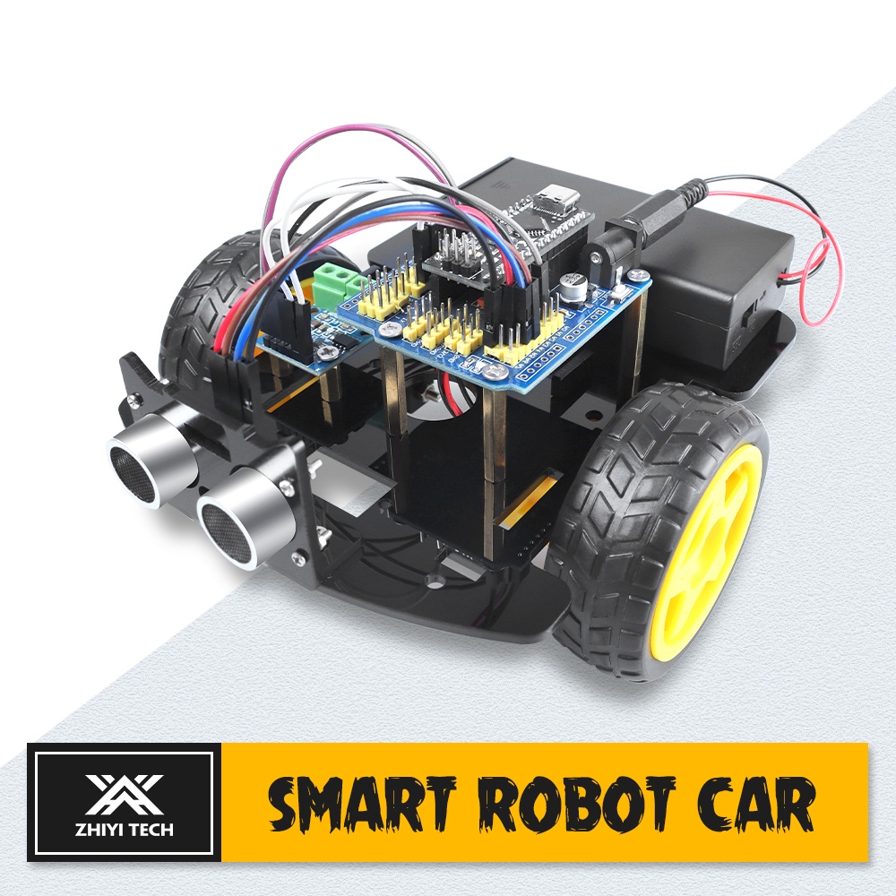 2WD Smart Robot Car Kit for Arduino Project with Nano Development Board ...