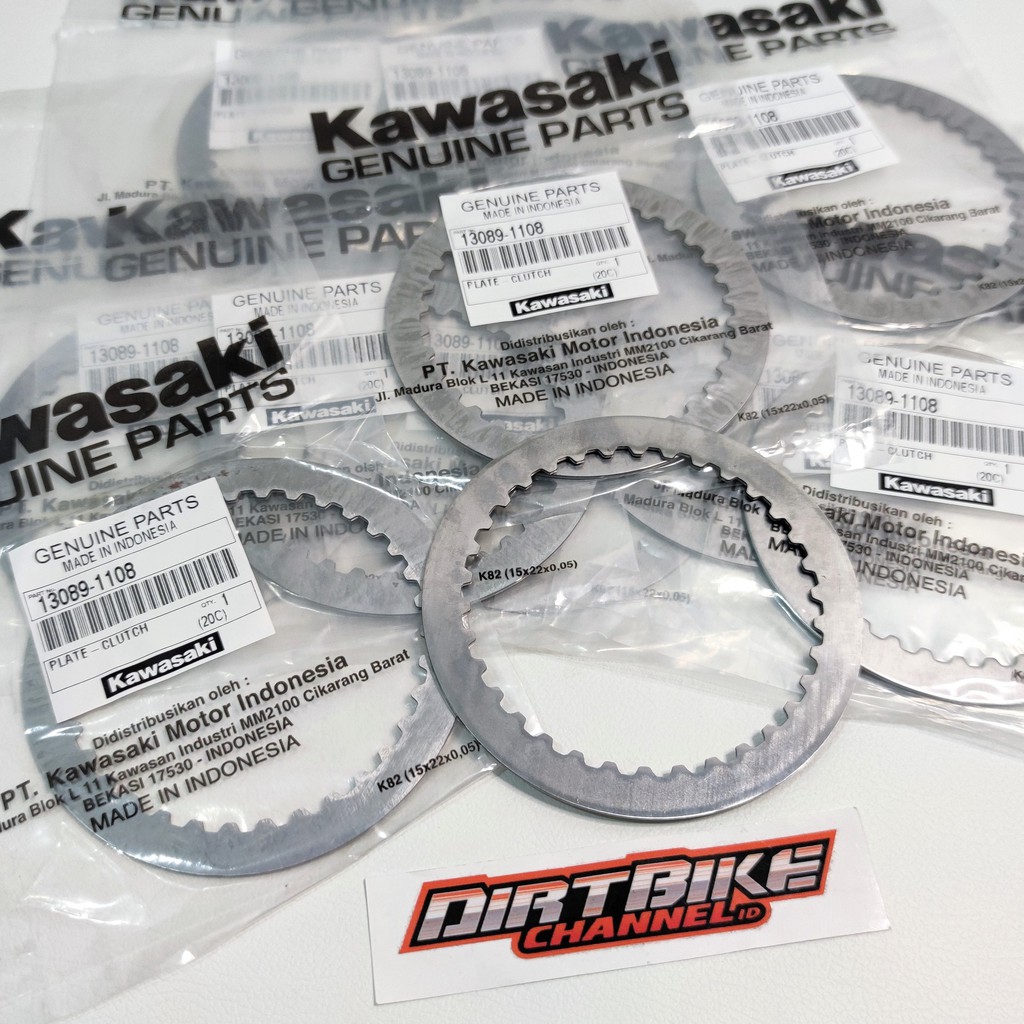 Caltric Clutch Friction Plate Kit For Kawasaki KDX220 (1997-2005) - Kevlar