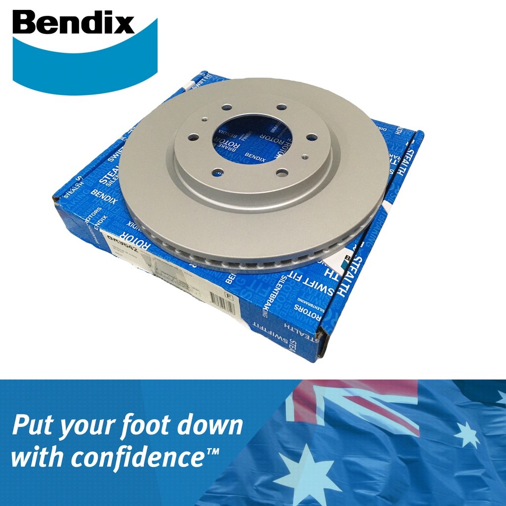 Bendix Brake Disc Rotor BR9642 Front for Mitsubishi Montero Sport 2016 ...