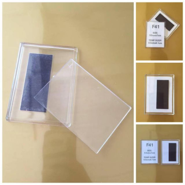 Blank Acrylic rectangle keychain or magnet