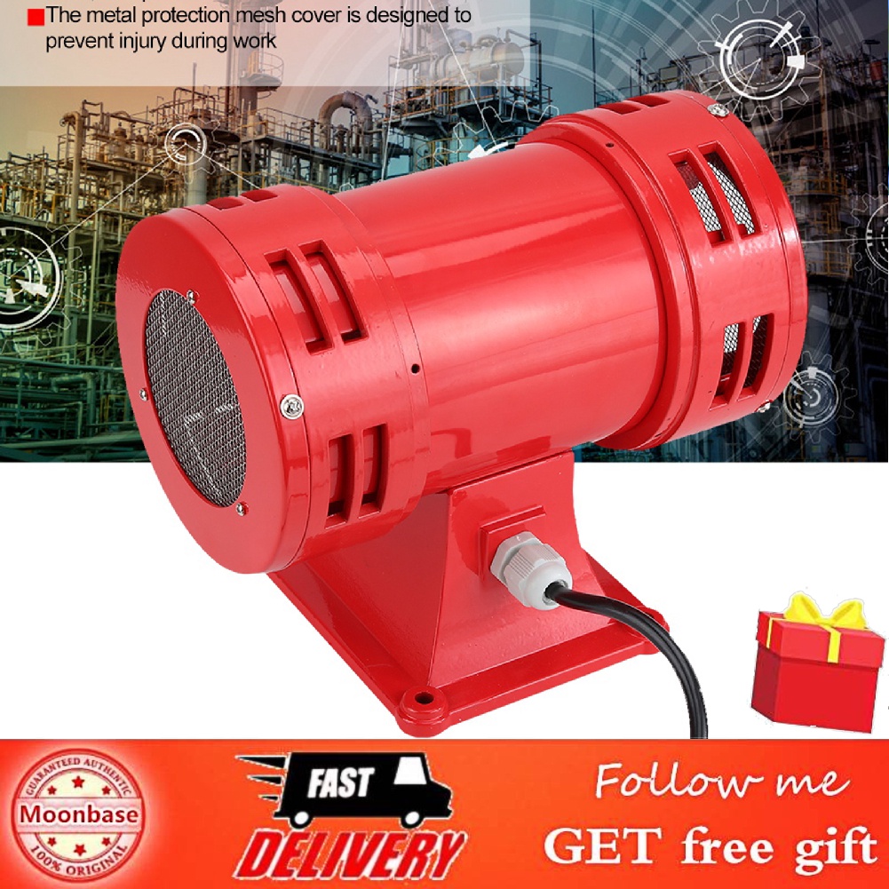 [ready Stock] 150db Industry Security Electric Motor Driven Siren 