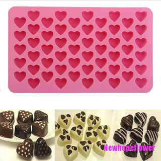 Heart Silicone Molds, 55 Heart Lovely Heart Shaped Chocolate Molds