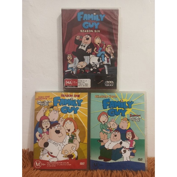 Original Family Guy DVD Season 1, 2, & 6 | Shopee Philippines