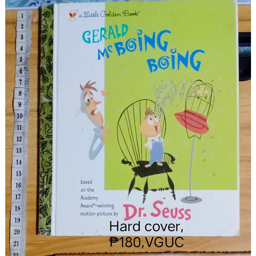 Gerald Mboing Boing By Dr Seuss Shopee Philippines