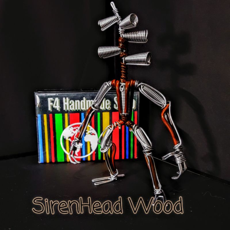 Siren head wood 5-headed siren head | Shopee Philippines