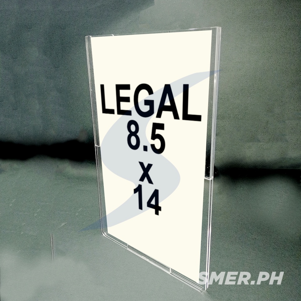 Acrylic Legal Permit Holder Wall Frame Poster Photo Display Certificate ...