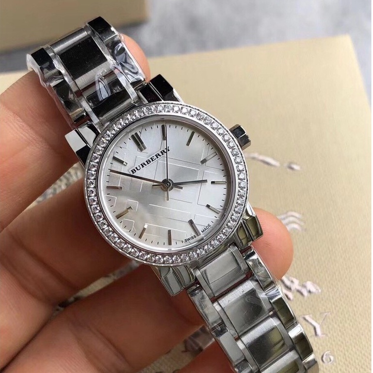 Burberry BU9220 BU9225 27mm The City Diamond Ladies Watch Shopee Philippines