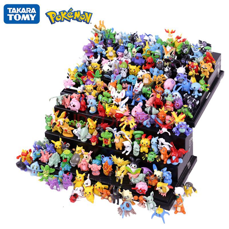 24Pcs/Set Tomy Pokemon Figures Model Collection 23cm Pokémon Pikachu