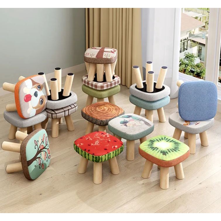 Kids best sale bench stool