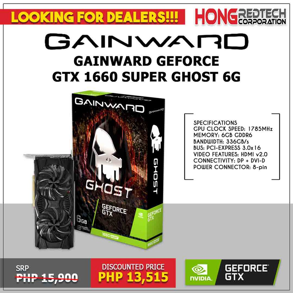 Gainward gtx 1660 super ghost oc hot sale