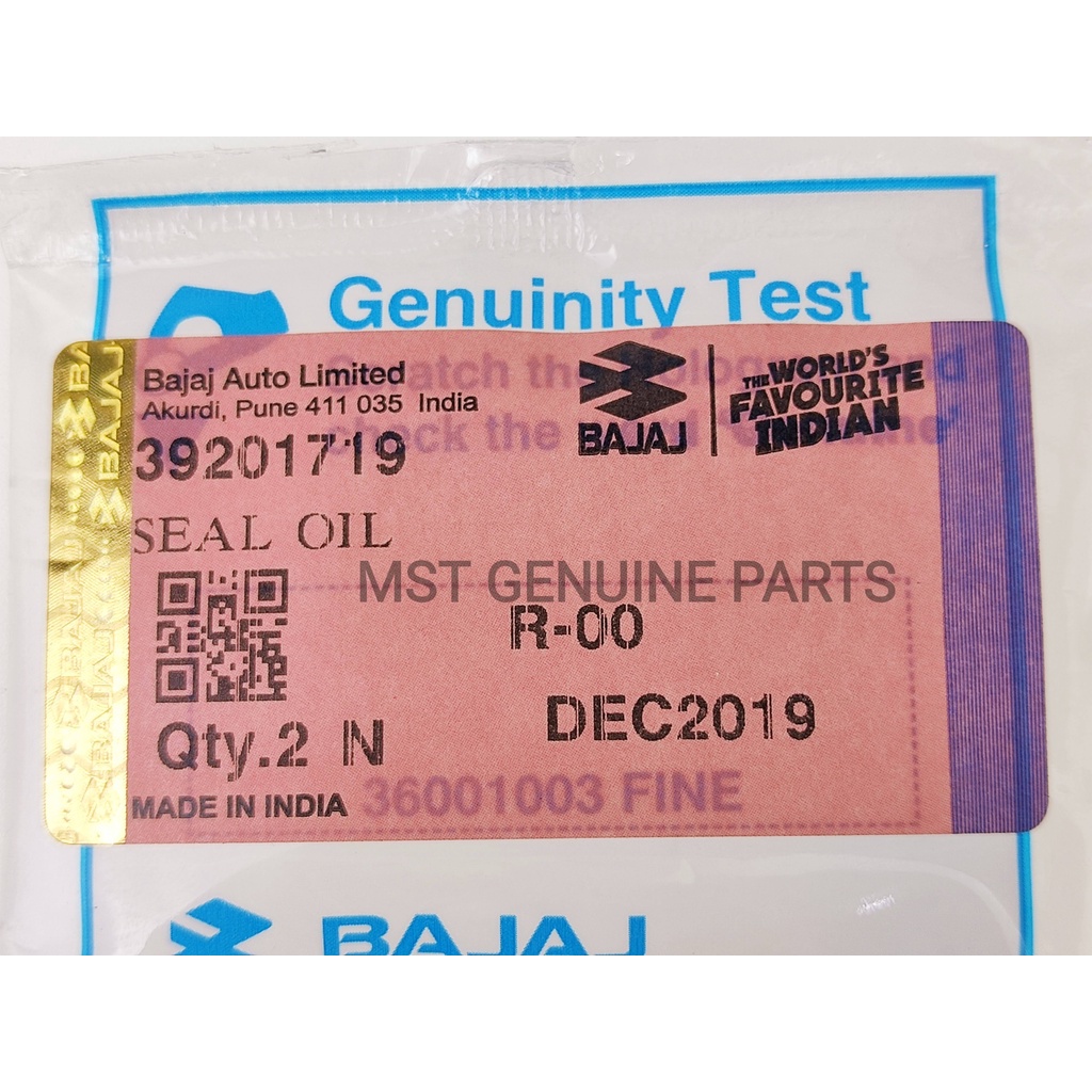 Valve Seal 2pcs CT150 / Rouser 135/ Rouser 200 Bajaj Genuine Parts ...