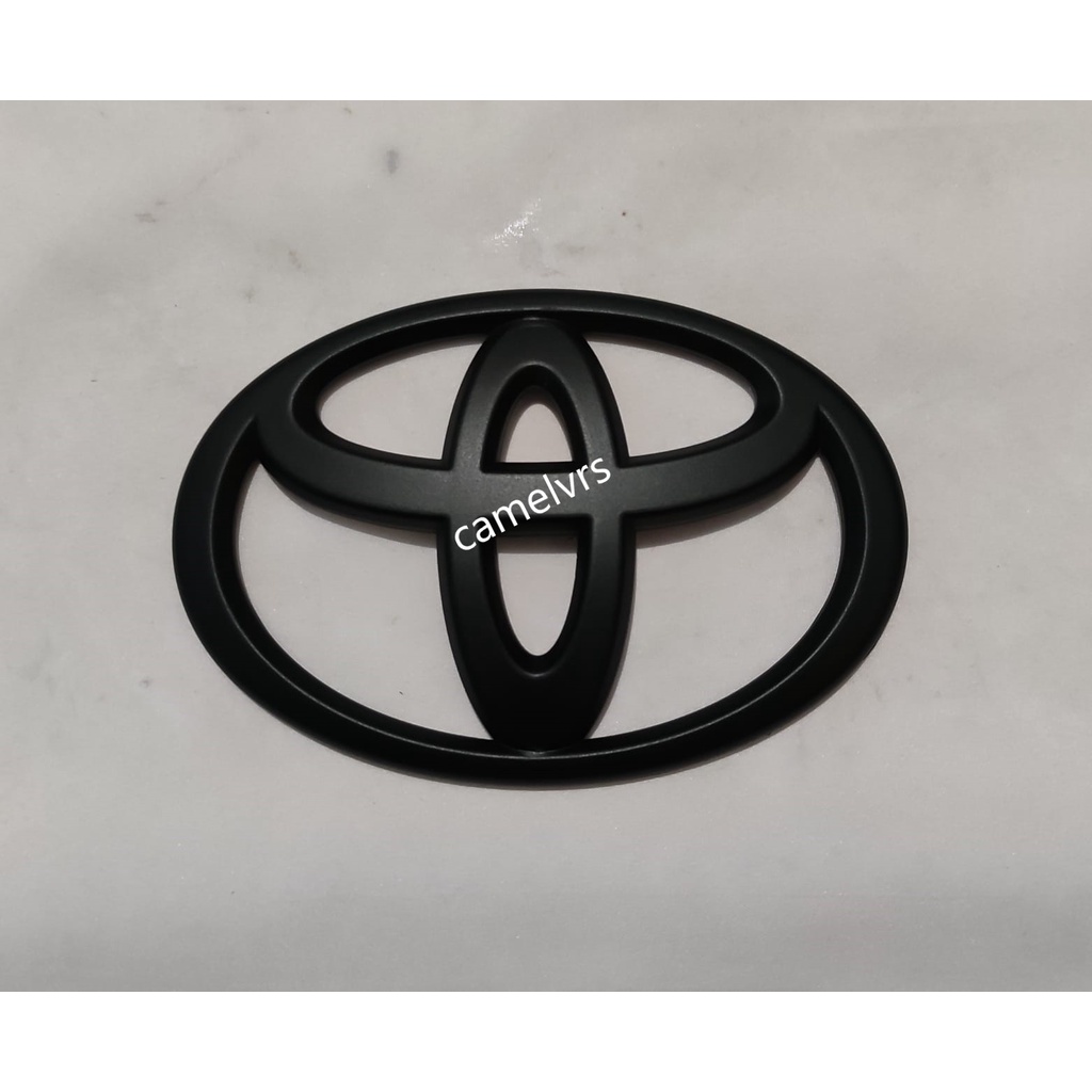 Emblim Toyota Logo/ in Matte Black and Metallic (Glossy) for Toyota ...