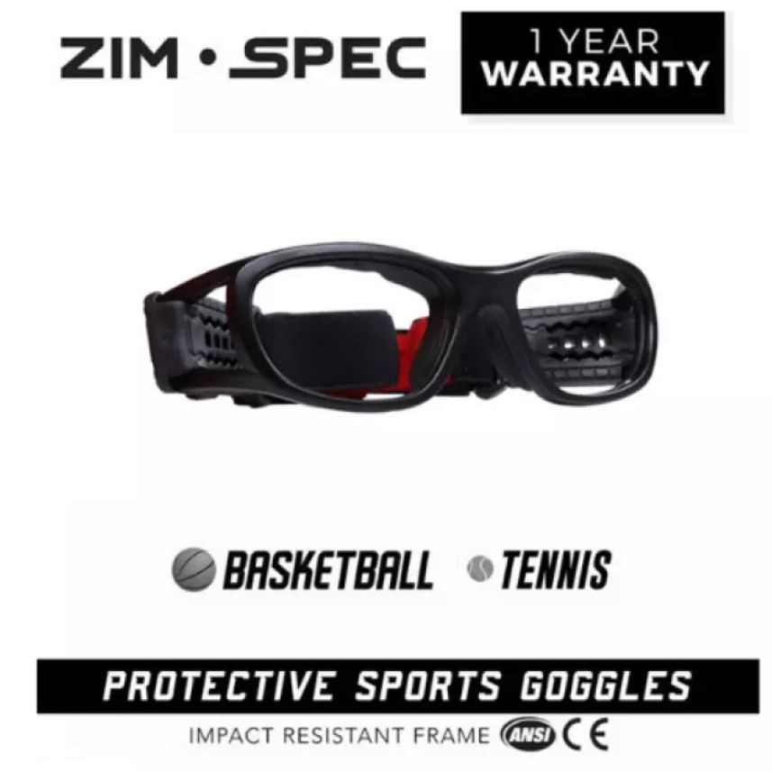 Zim Specs ZS30 Prescriptionable Sports Goggles Basketball/Tennis