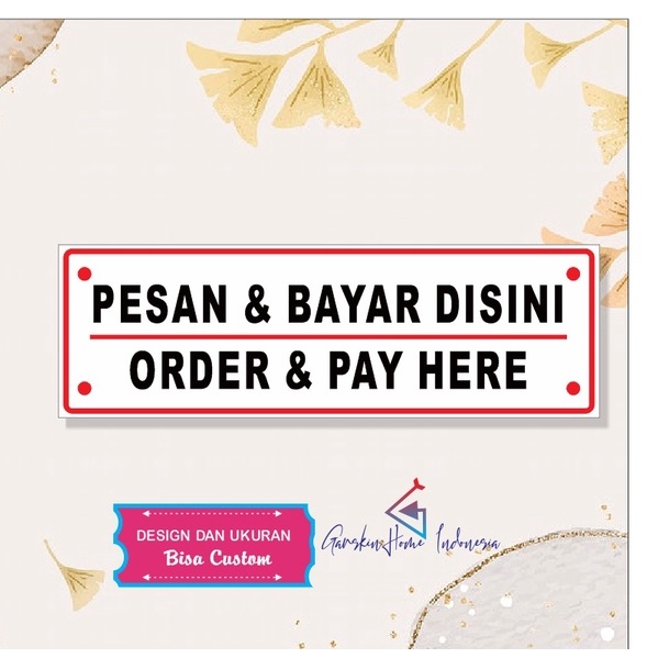 Sticker Order And Pay Here | Shopee Philippines