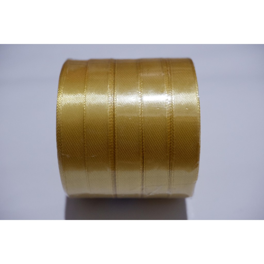 Gold Satin Ribbon (Gold) / Gold Satin Ribbon (Gold) | Shopee Philippines