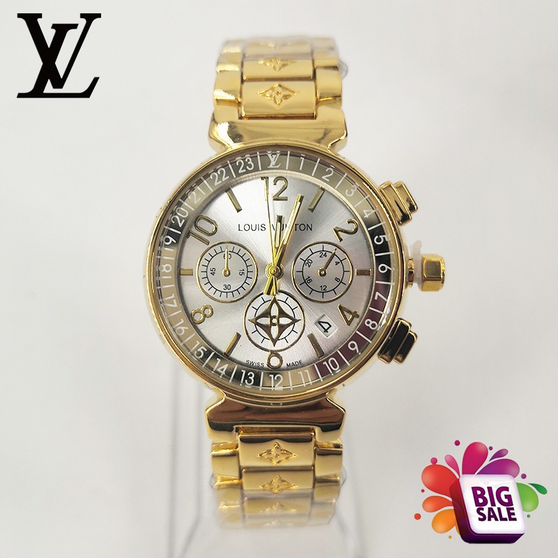 Louis vuitton gold discount watch