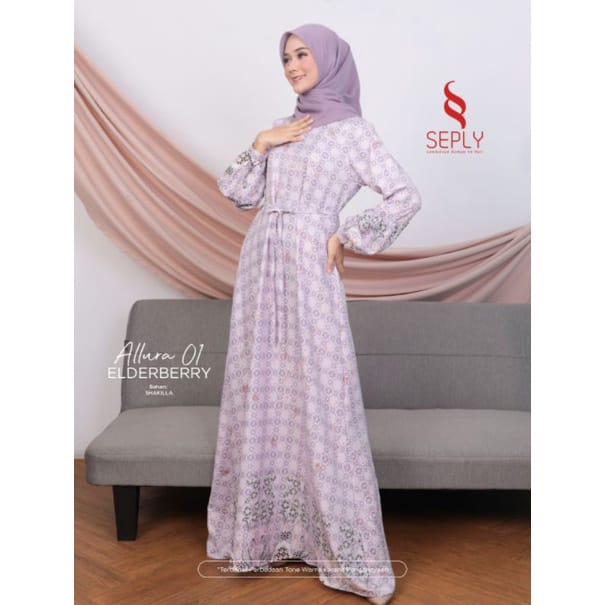 Allura 01-01 Gamis - Latest Gamis 2022- Gamis (Original Gamis) | Shopee ...
