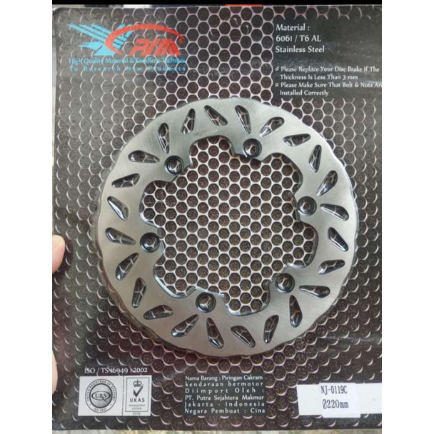150 RR PSM NINJA Rear DISC DISC DISC 220MM | Shopee Philippines