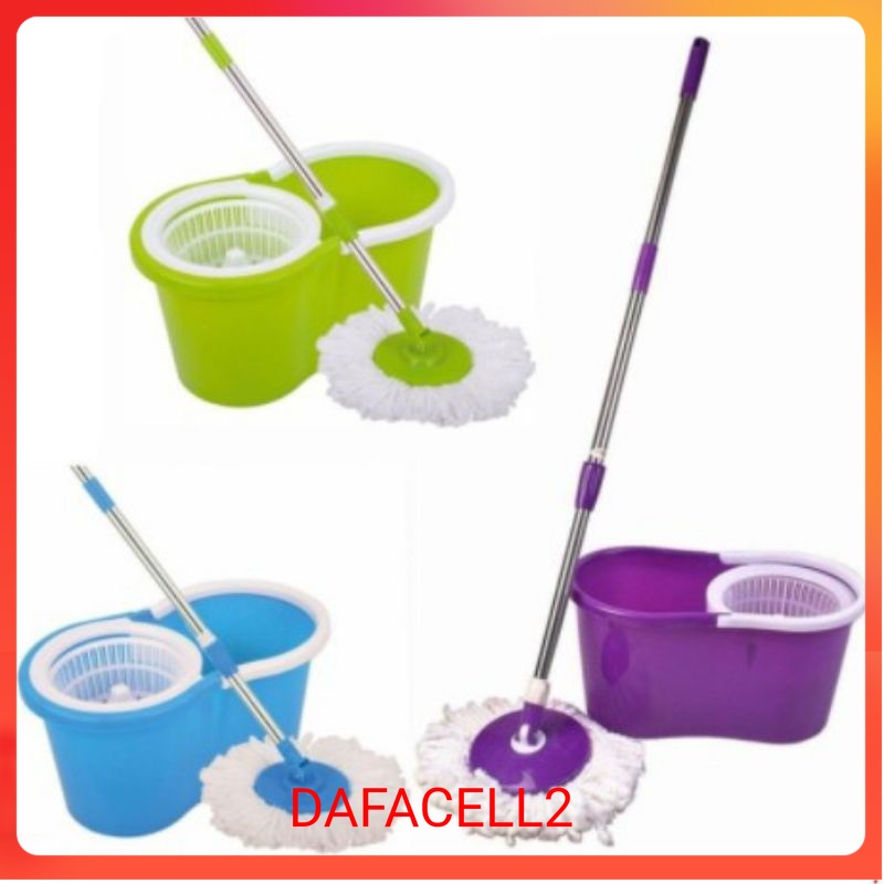 Wonder Magic Mop Stainless Floor Mop Tool Vanstar Squeeze Stick Basin