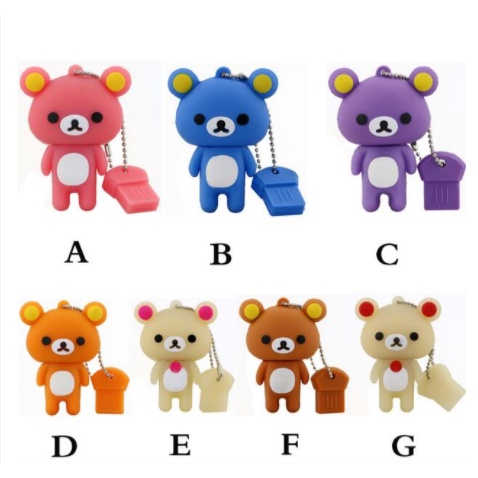 High speed USB Stable enough 2TB USB cute bear USB Stick 8GB 16GB 32GB ...