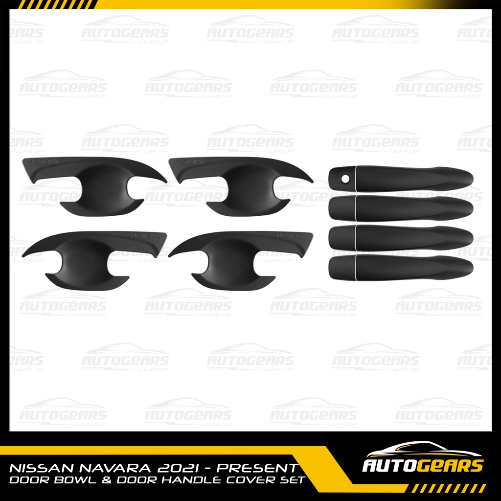 Nissan Navara VE EL (2021 2024) Door Bowl and Door Handle Cover Set