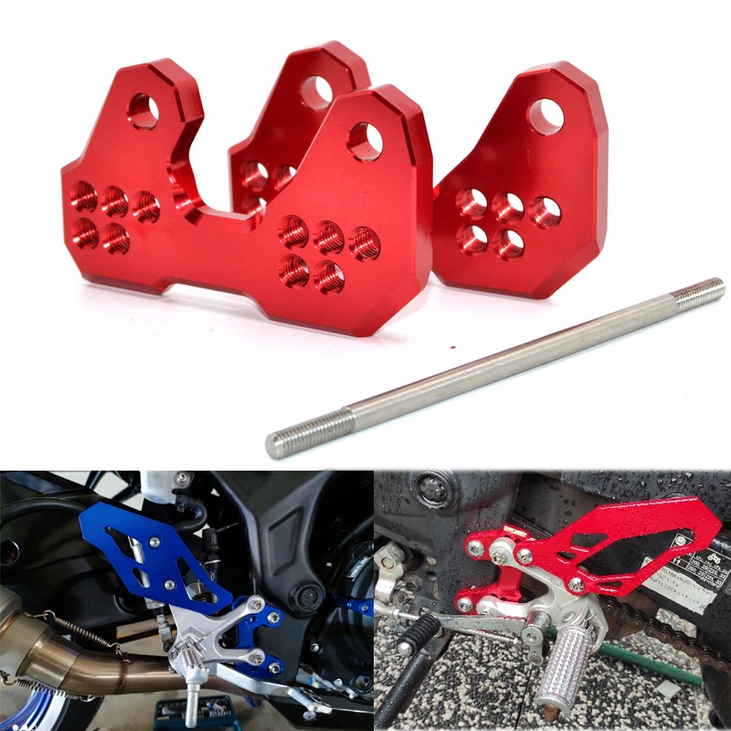 Motorcycle Footpeg Adjustment CNxinn10 Rearset Base Mounting Plate For ...