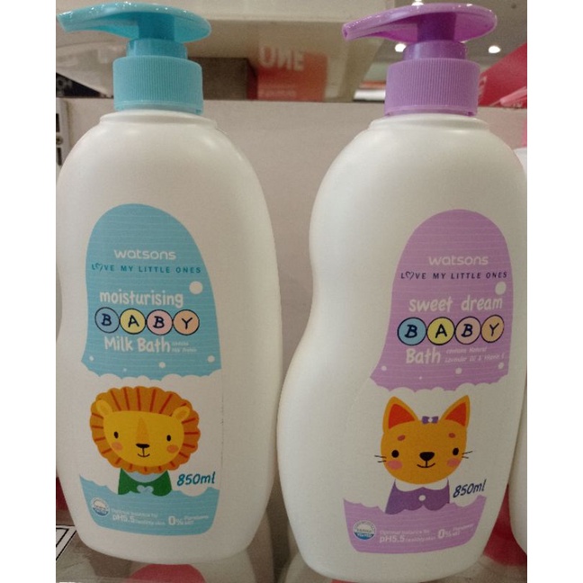 (Buy 1 Take 1) Watsons Baby Bath 850ml/Head to toe 500ml/Lotion 500ml