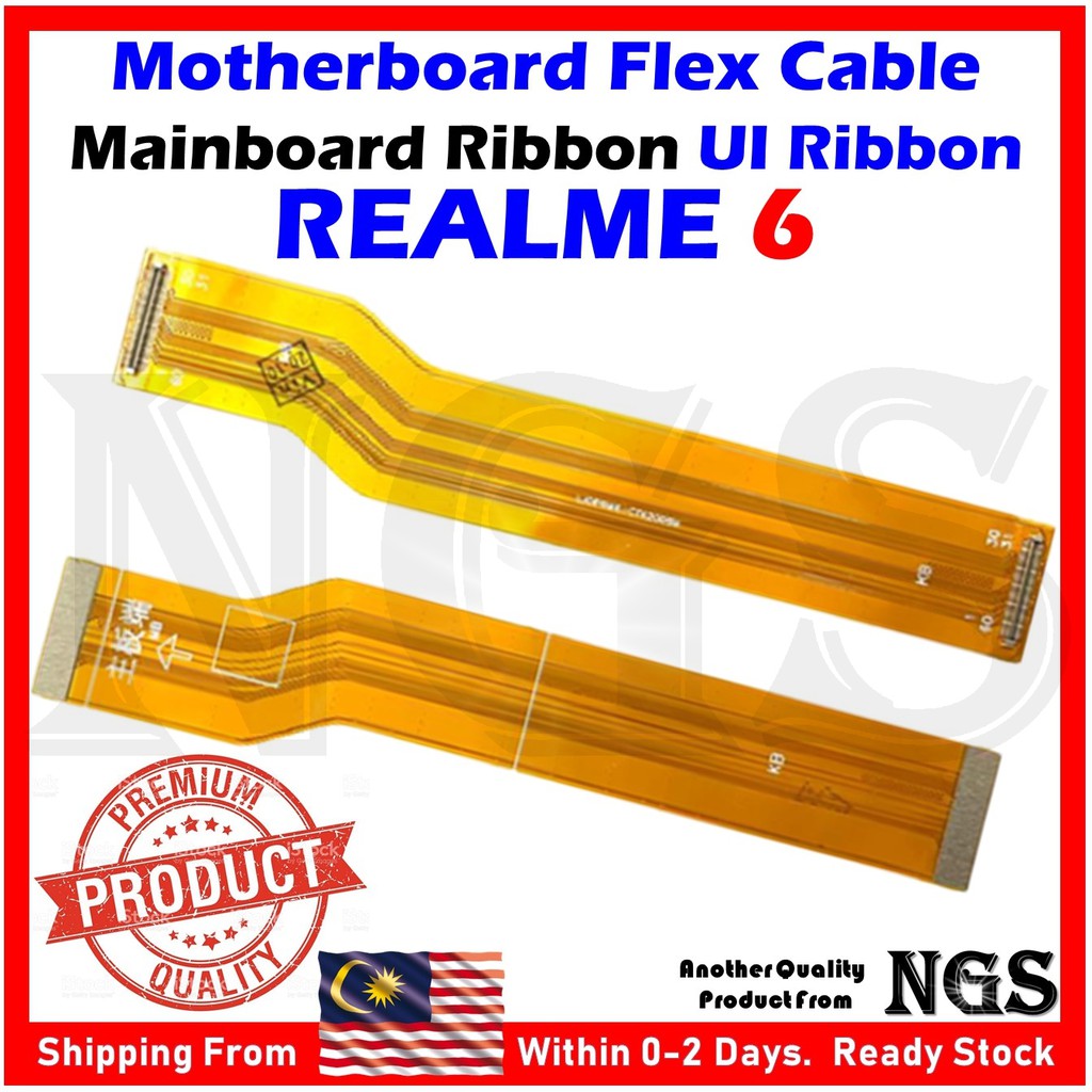 Motherboard Flex Cable Mainboard Ribbon UI Ribbon For REALME 6 | Shopee ...