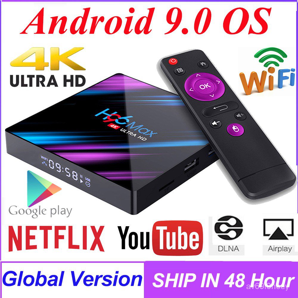 Product legal + available Ships within two days*H96 max Smart TV Box ...