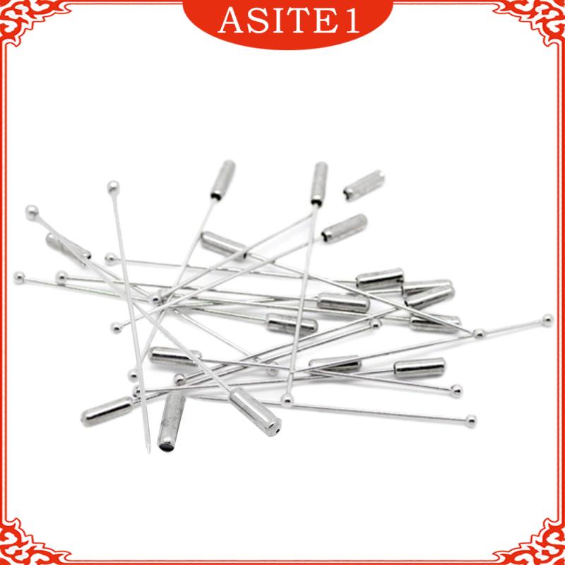 [ Brooch Pins with Stopper Ends Corsage Metal Stick Pins for Men Women ...