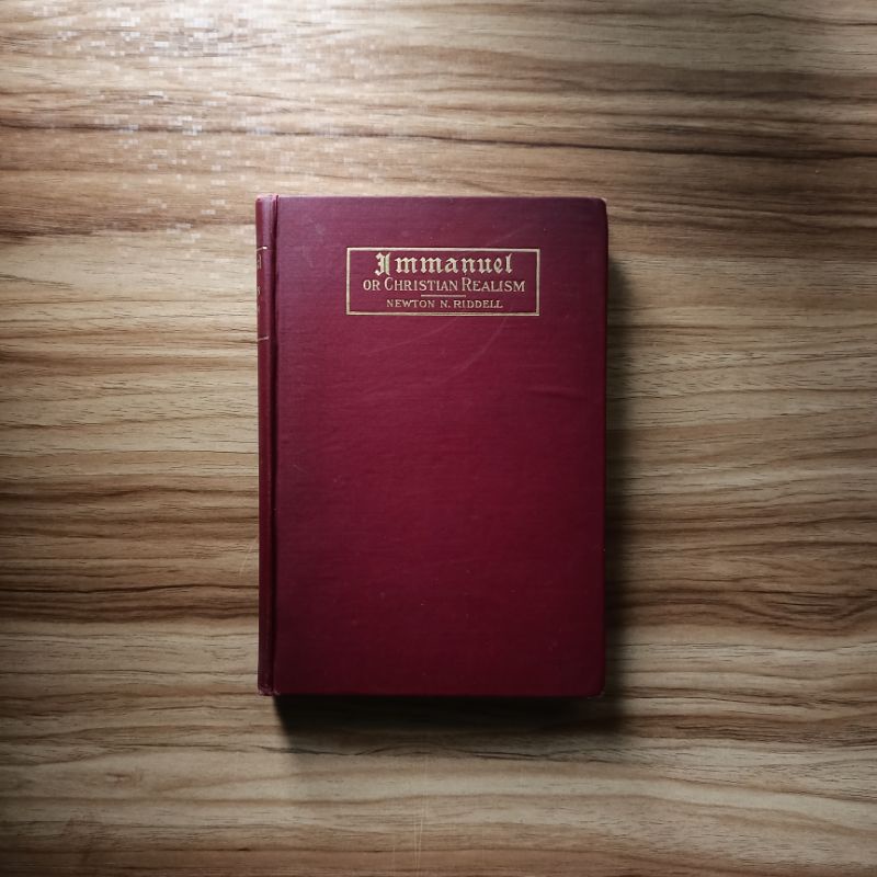 Immanuel or Christian Realism by Newton Riddell (HB) | Shopee Philippines